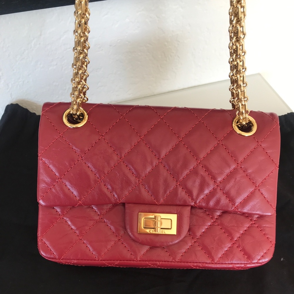 ❌SOLD ❌CHANEL Reissue mini 224 single flap red